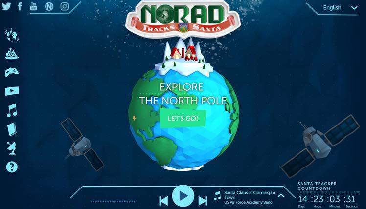 NORAD Tracks Santa website rebuild